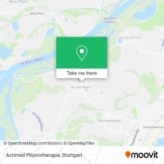 Actimed Physiotherapie map