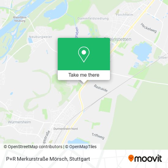 P+R Merkurstraße Mörsch map