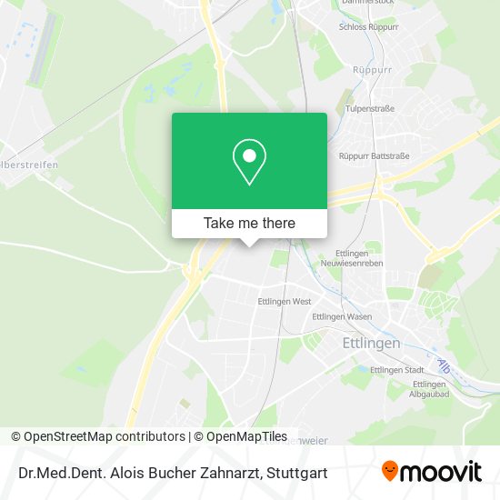 Dr.Med.Dent. Alois Bucher Zahnarzt map