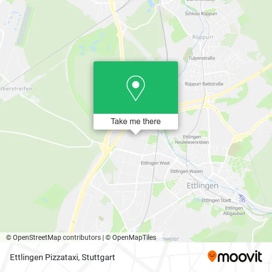 Карта Ettlingen Pizzataxi