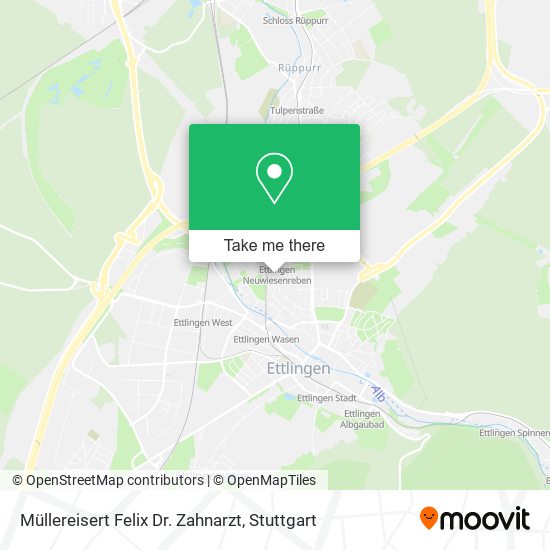 Müllereisert Felix Dr. Zahnarzt map
