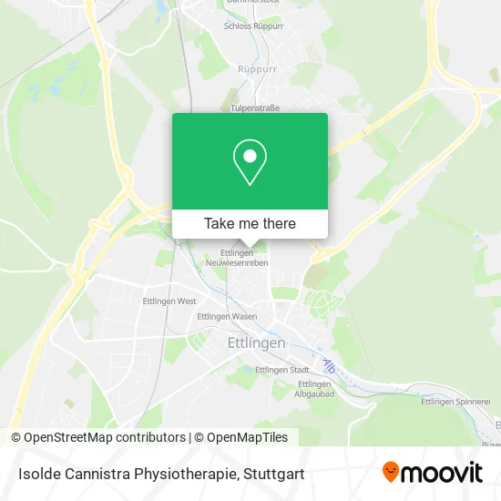 Карта Isolde Cannistra Physiotherapie