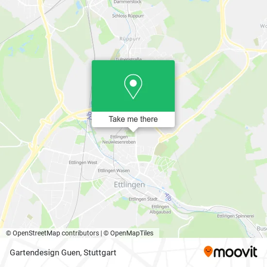 Gartendesign Guen map