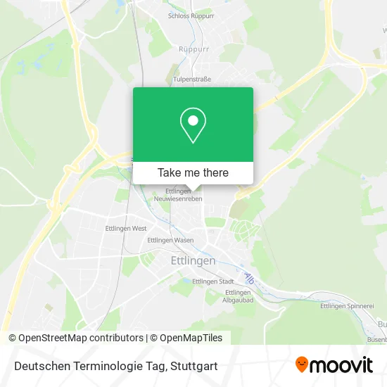 Карта Deutschen Terminologie Tag