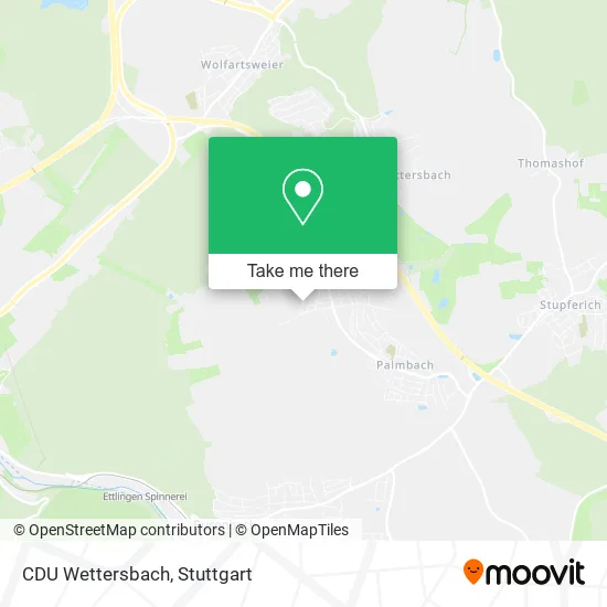 Карта CDU Wettersbach