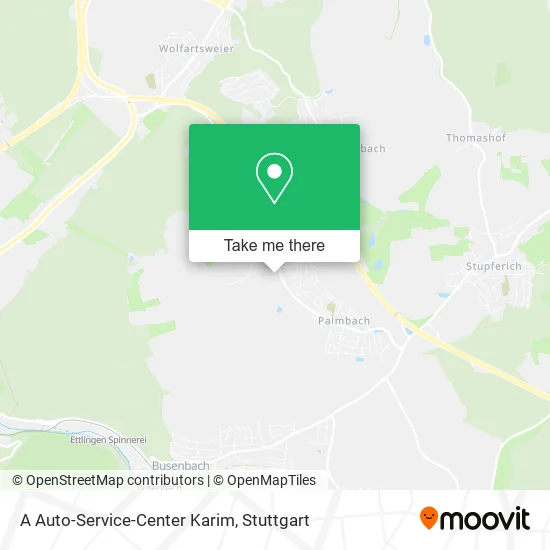 Карта A Auto-Service-Center Karim