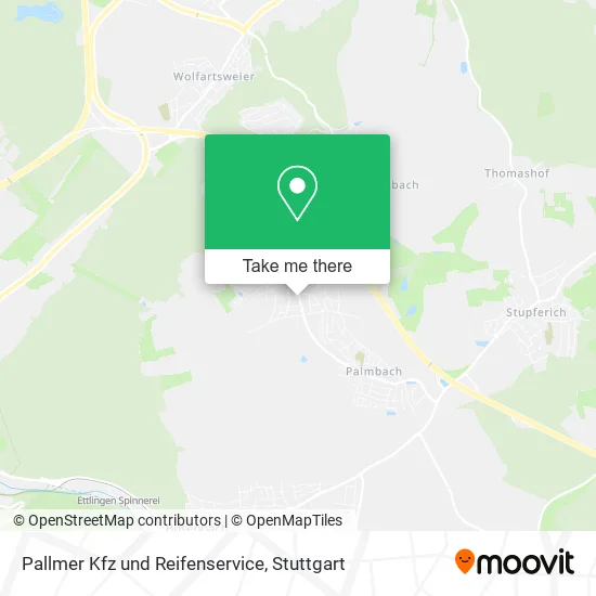 Карта Pallmer Kfz und Reifenservice