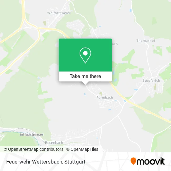 Карта Feuerwehr Wettersbach