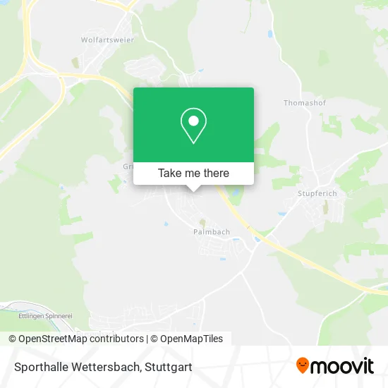 Карта Sporthalle Wettersbach