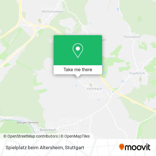 Spielplatz beim Altersheim map