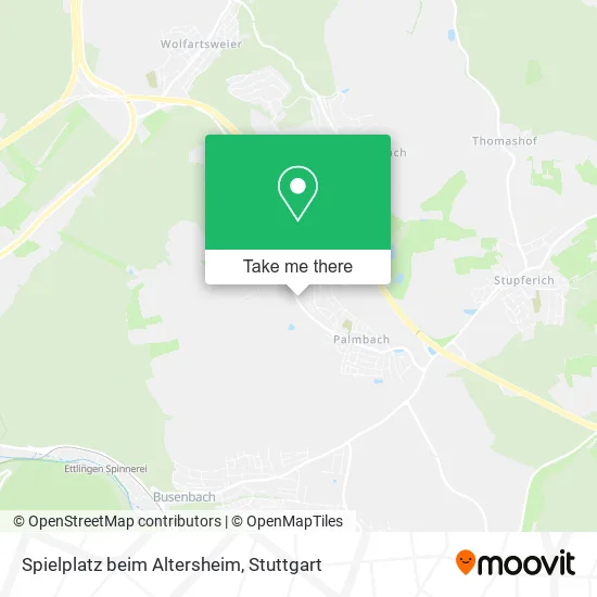 Карта Spielplatz beim Altersheim