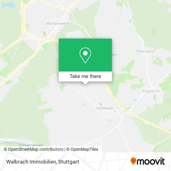 Карта Walbrach Immobilien