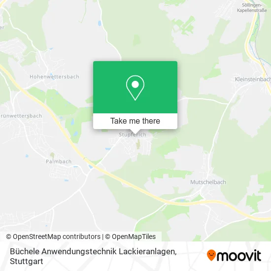 Карта Büchele Anwendungstechnik Lackieranlagen