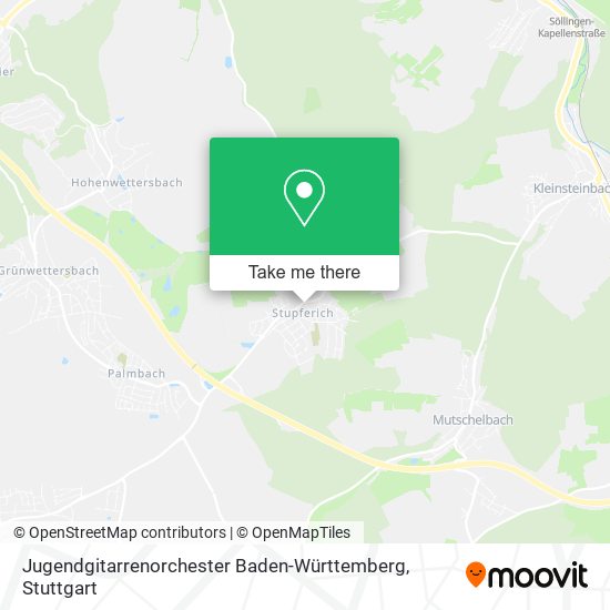 Jugendgitarrenorchester Baden-Württemberg map