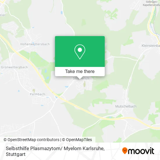 Карта Selbsthilfe Plasmazytom/ Myelom Karlsruhe