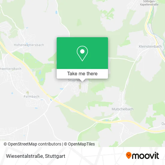 Карта Wiesentalstraße