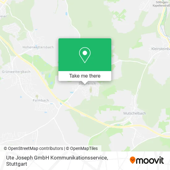 Карта Ute Joseph GmbH Kommunikationsservice