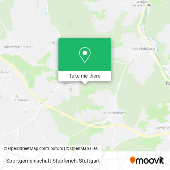Карта Sportgemeinschaft Stupferich