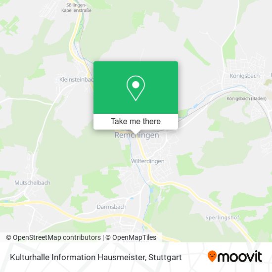 Kulturhalle Information Hausmeister map