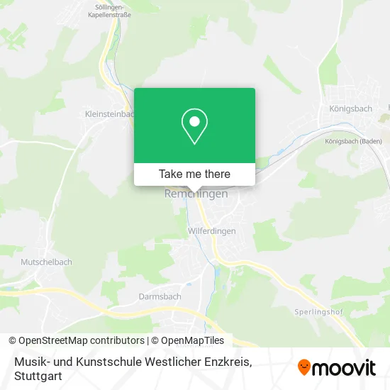 Карта Musik- und Kunstschule Westlicher Enzkreis