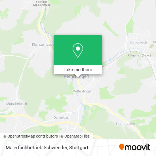 Карта Malerfachbetrieb Schwender