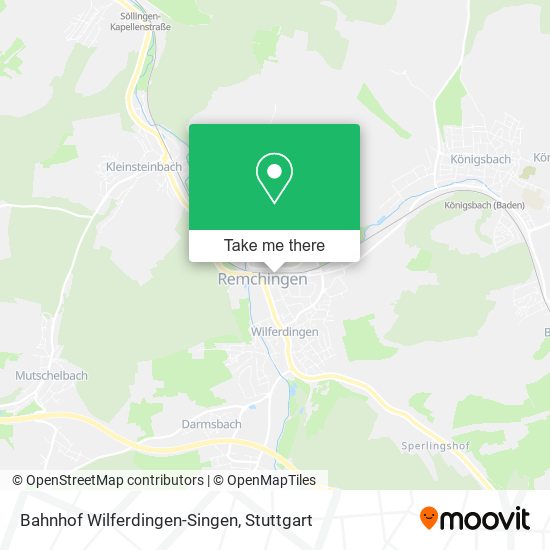 Bahnhof Wilferdingen-Singen map