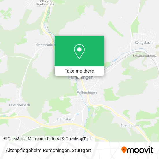 Altenpflegeheim Remchingen map