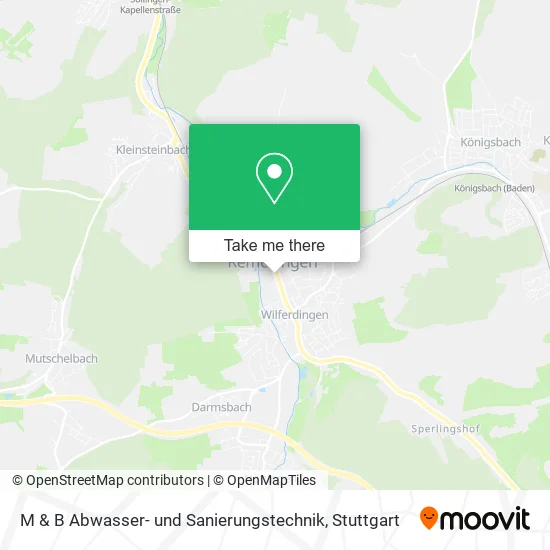 Карта M & B Abwasser- und Sanierungstechnik