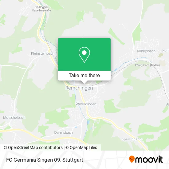 Карта FC Germania Singen 09