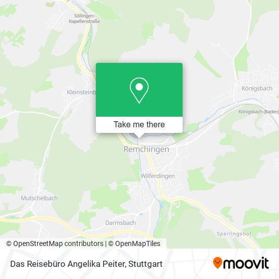 Das Reisebüro Angelika Peiter map