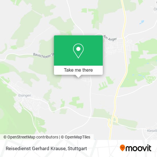 Reisedienst Gerhard Krause map