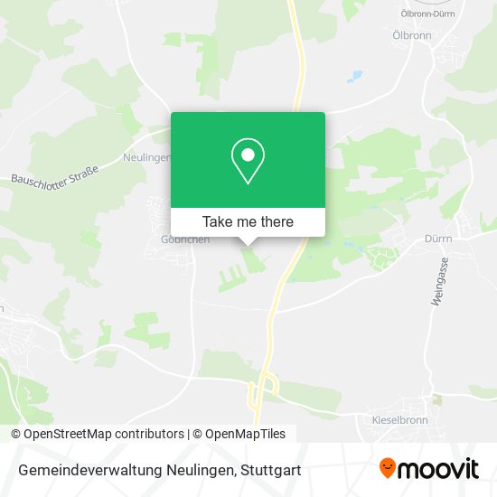 Gemeindeverwaltung Neulingen map