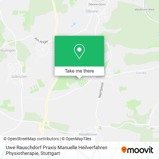 Uwe Rauschdorf Praxis Manuelle Heilverfahren Physiotherapie map