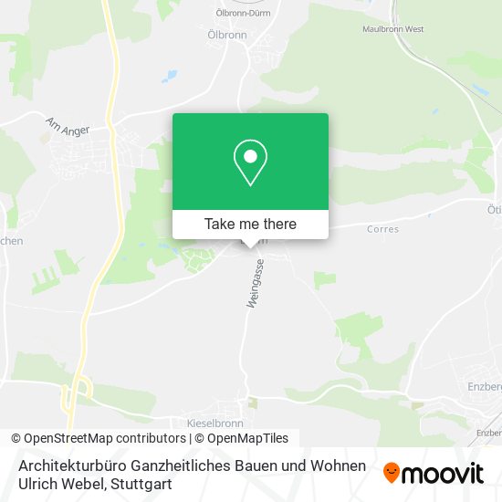 Architekturbüro Ganzheitliches Bauen und Wohnen Ulrich Webel map