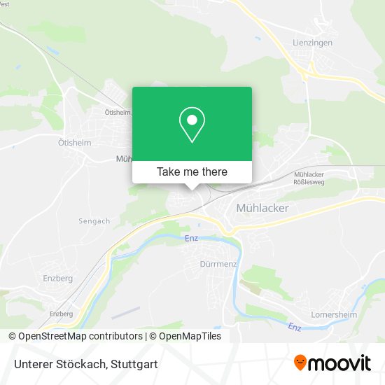 Unterer Stöckach map