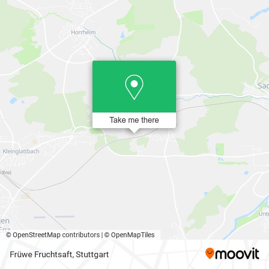 Früwe Fruchtsaft map