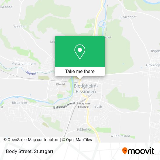 Body Street map