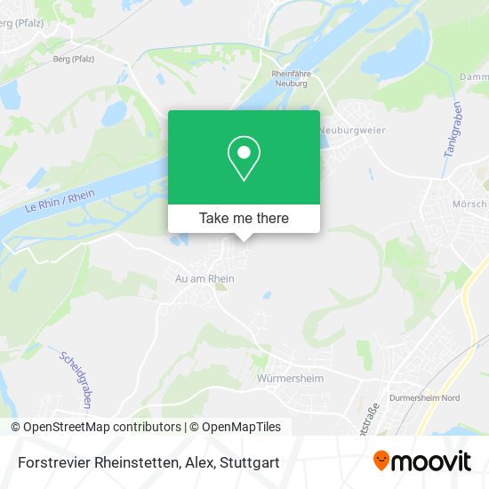Forstrevier Rheinstetten, Alex map