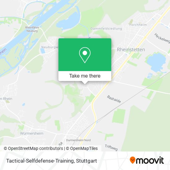 Tactical-Selfdefense-Training map