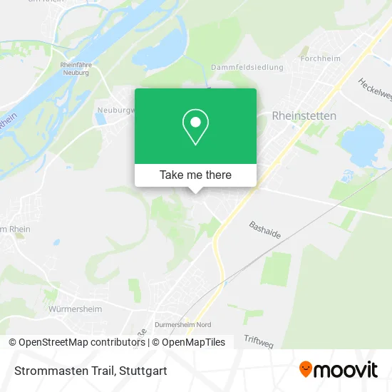 Карта Strommasten Trail