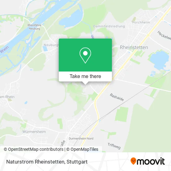 Карта Naturstrom Rheinstetten