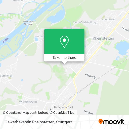 Gewerbeverein Rheinstetten map