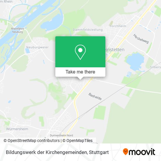 Bildungswerk der Kirchengemeinden map