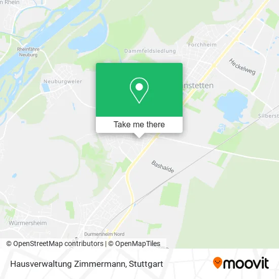 Карта Hausverwaltung Zimmermann