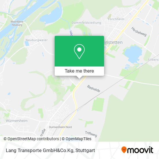 Карта Lang Transporte GmbH&Co.Kg