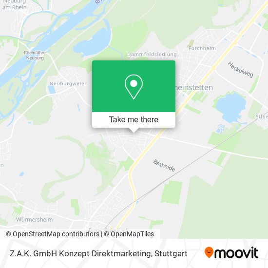 Карта Z.A.K. GmbH Konzept Direktmarketing