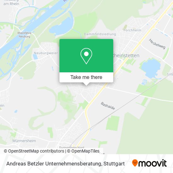 Andreas Betzler Unternehmensberatung map