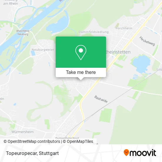 Карта Topeuropecar