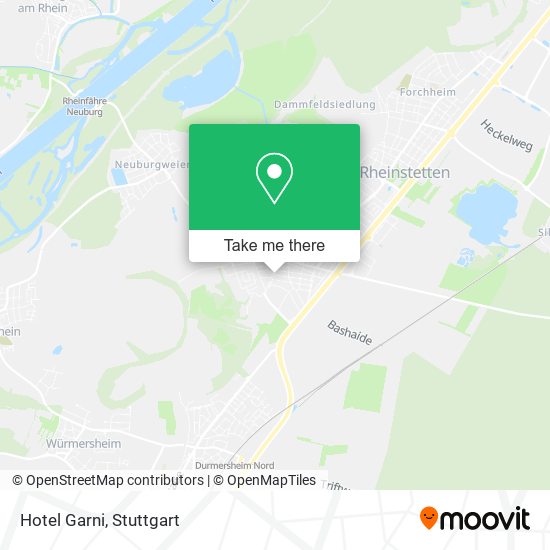 Hotel Garni map