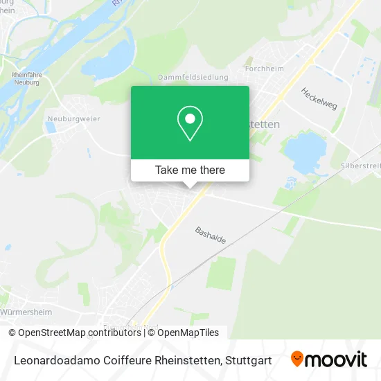 Карта Leonardoadamo Coiffeure Rheinstetten